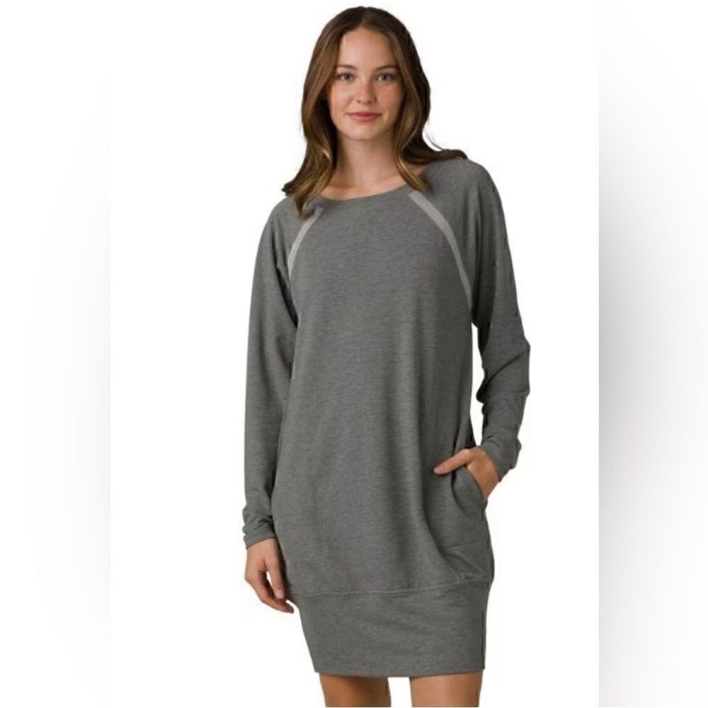 NWT PrAna Rosie Dress in Ashy Gray Size XS